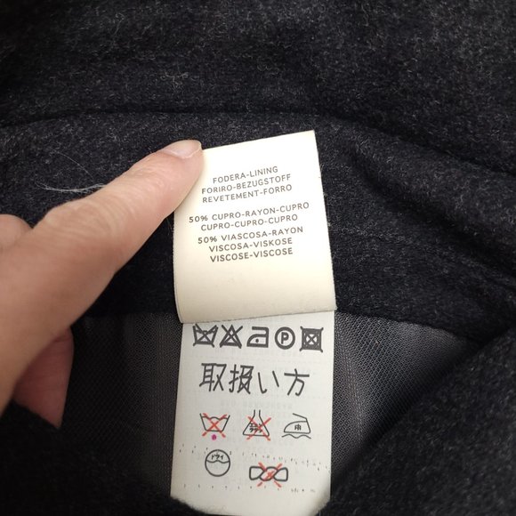 Ermenegildo Zegna Mens Full Zip Jacket Size XXL Black Made In Italy - Picture 10 of 11